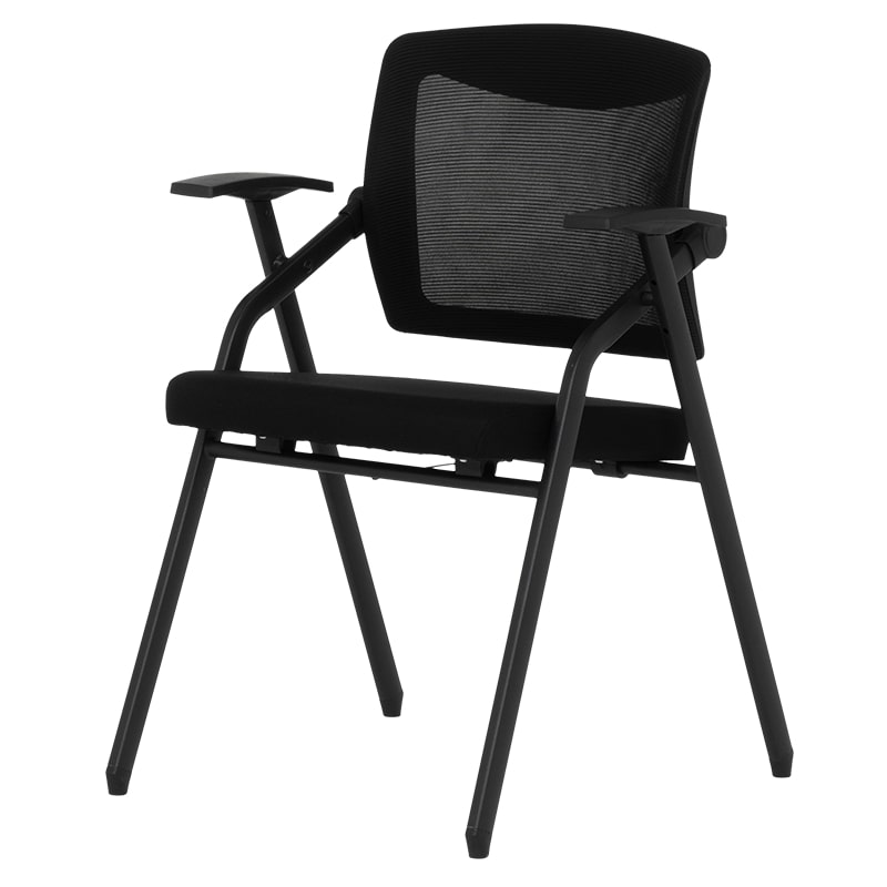 Сгъваем посетителски офис стол Carmen 1708 черен